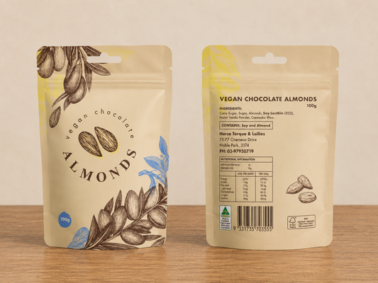 Vegan Chocolate Almonds (100 g)