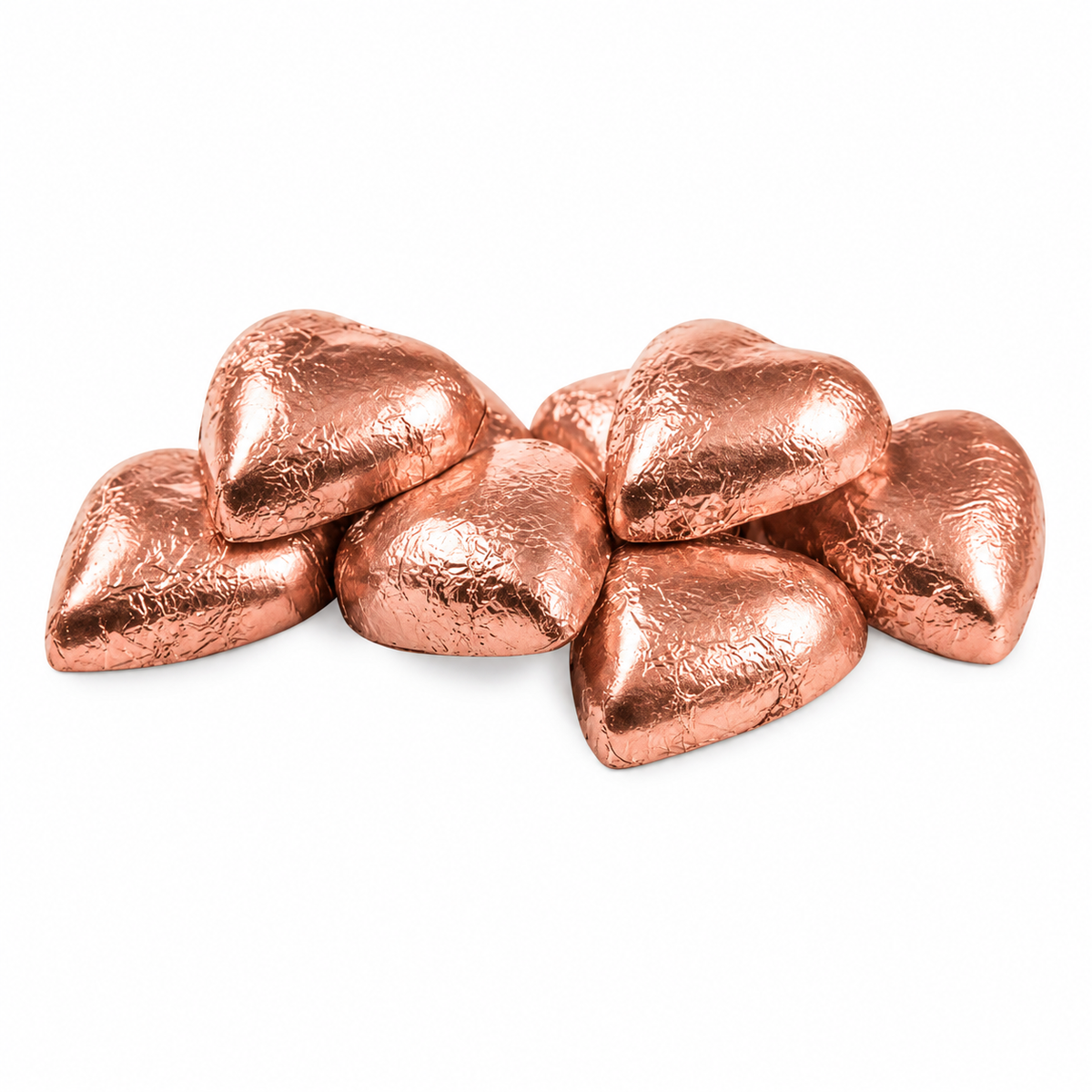 Foil-Wrapped Chocolate Hearts – 1kg