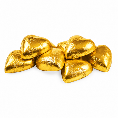 Foil-Wrapped Chocolate Hearts – 1kg